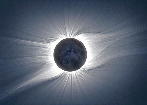 A total solar eclipse in 2008. 