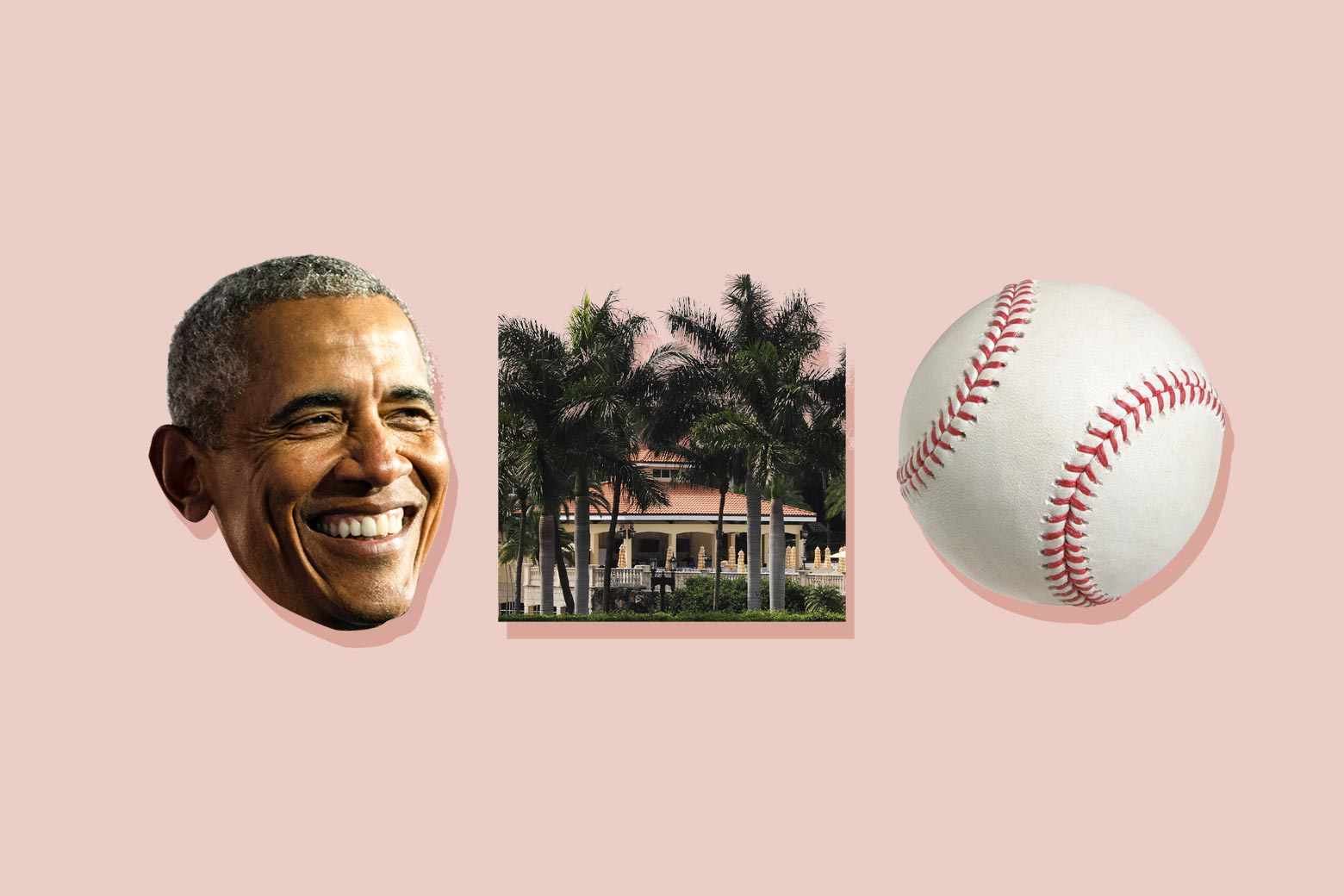 Barack Obama, Doral, and a baseball.