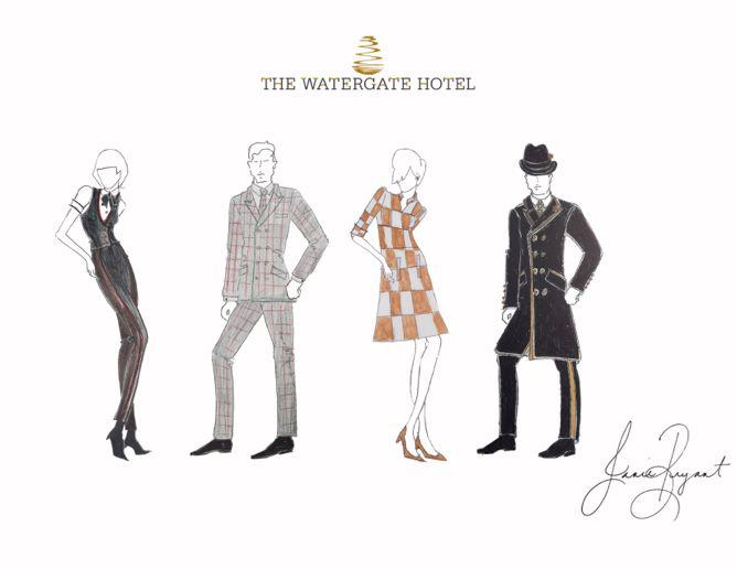 The Watergate Hotel Uniforms by Janie Bryant