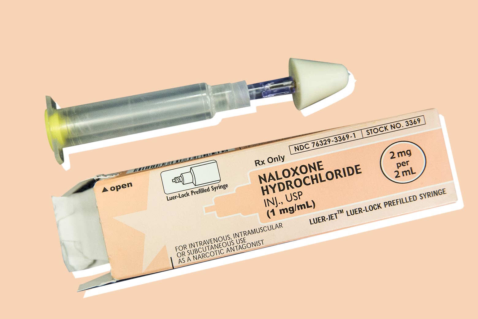 Naloxone injectable kit