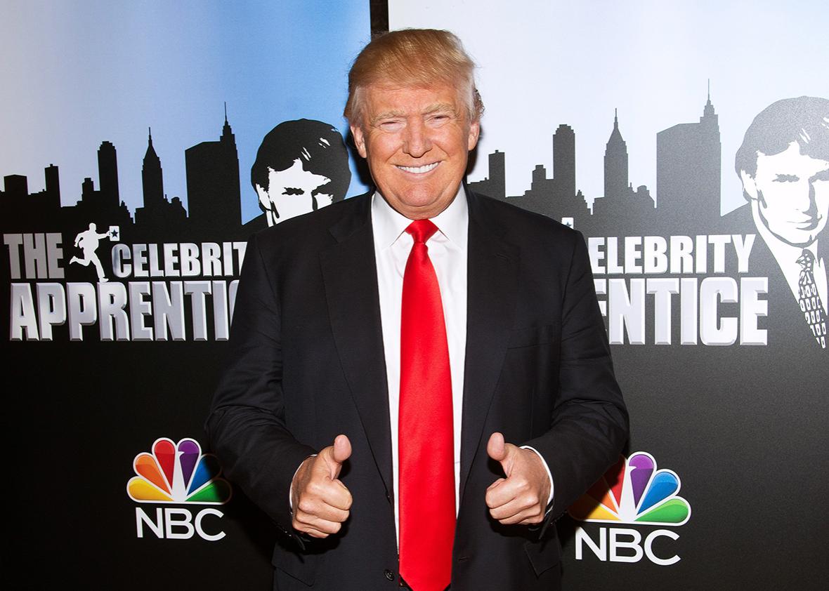 Donald Trump attends the "Celebrity Apprentice" Red Carpet Event at Trump Tower on January 5, 2015 in New York City. 
