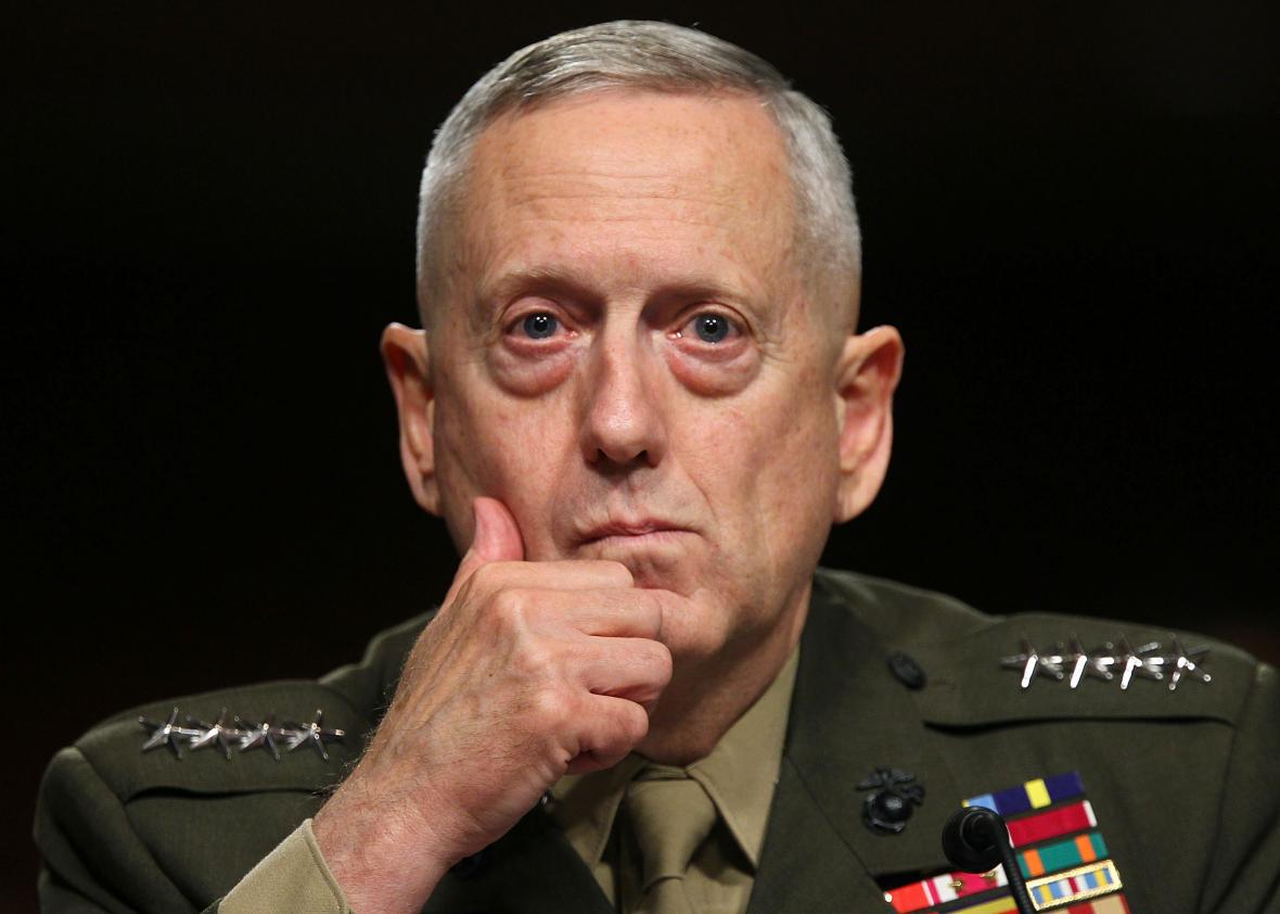 Gen. James Mattis thinks about when, and how, American troops should put their lives at risk.