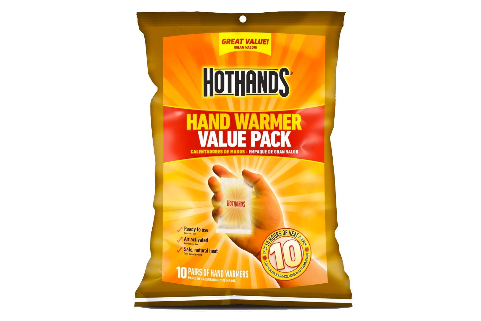 It's a pack of HotHands warmers, illustrated with a bit of a glow.