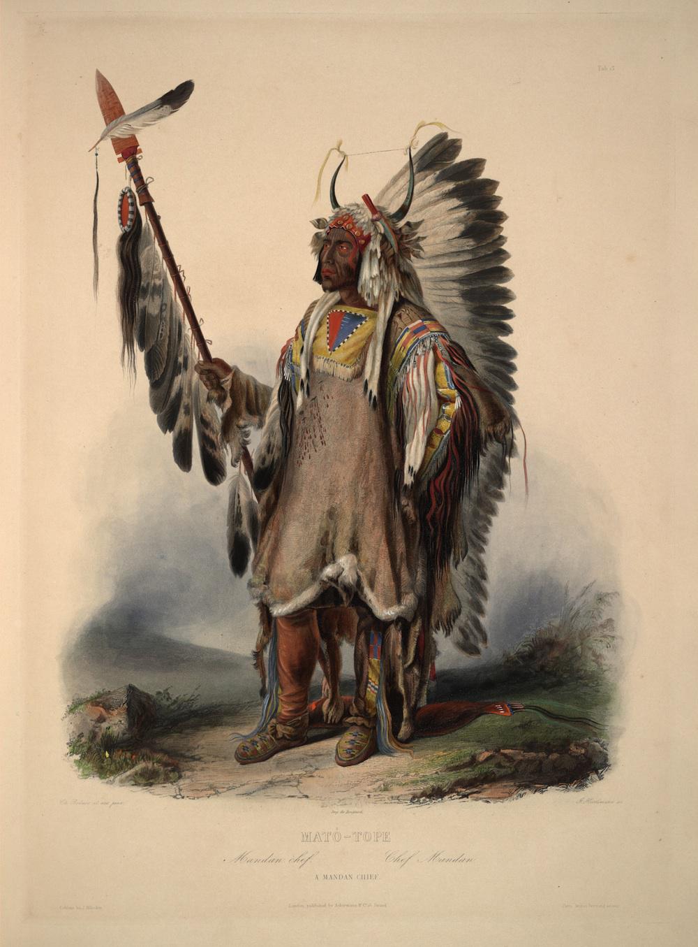 Portraits of Native Americans by Karl Bodmer.