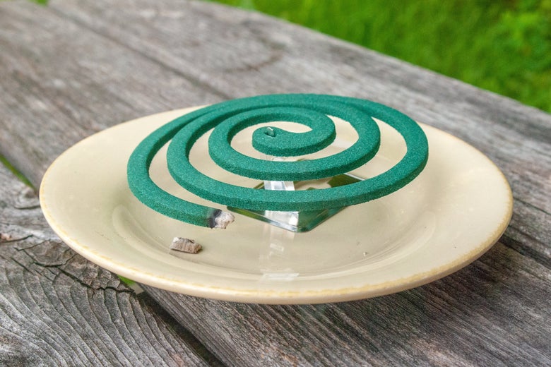 Pic Mosquito Repelling Coils on a plate