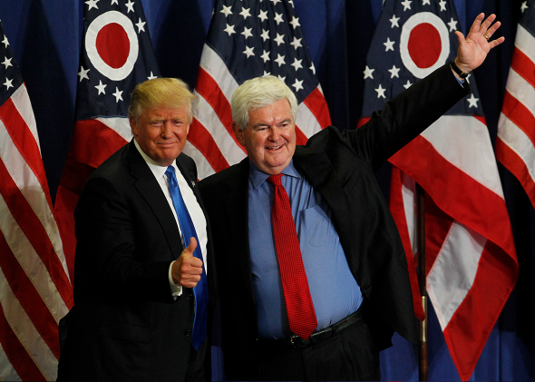Newt Gingrich Tweets That Trump Will Win By Being Adequate Competent 