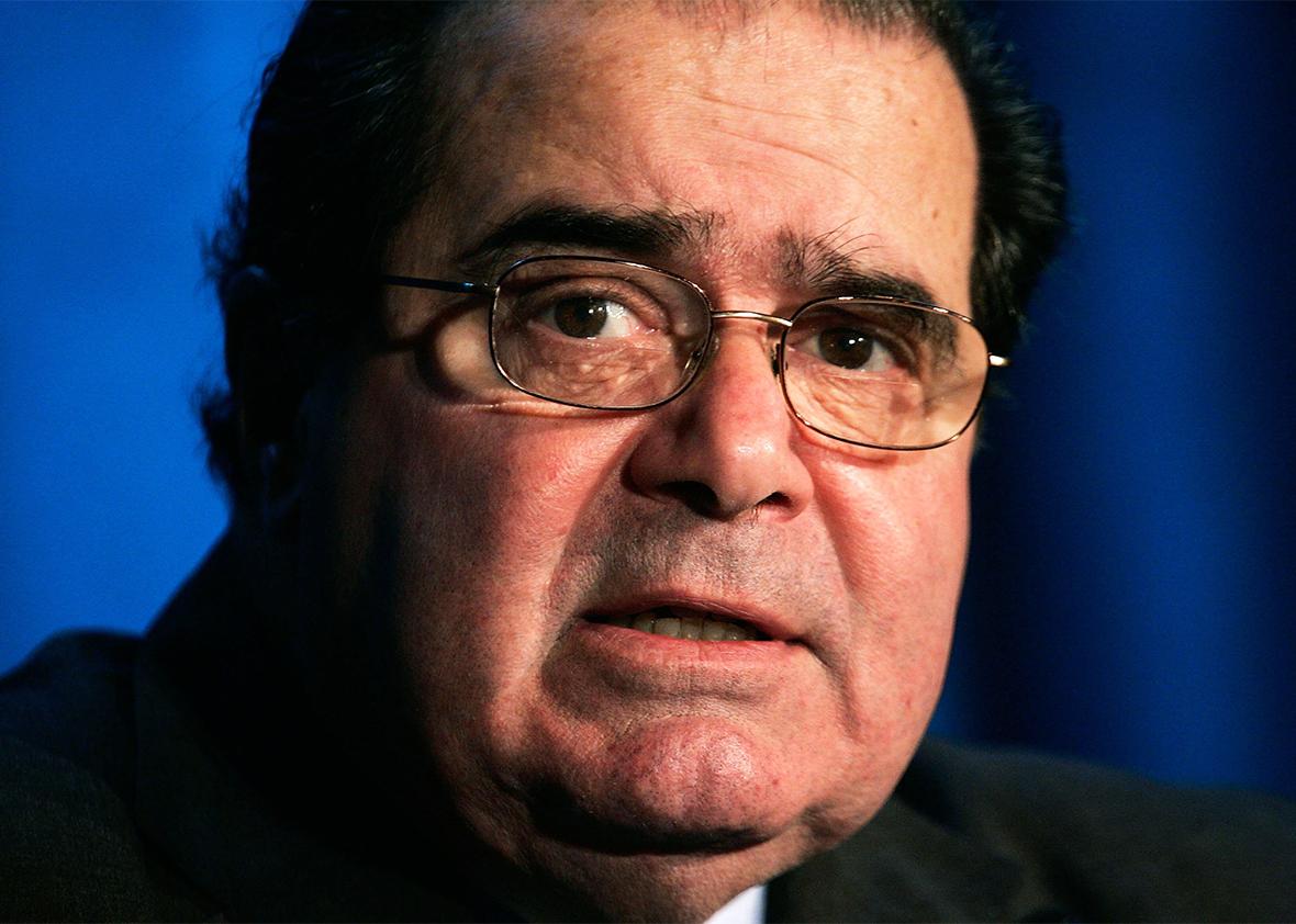 Justice Antonin Scalia. 