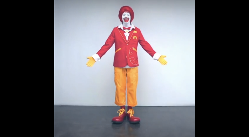 The Fast Food Clown Gets A New Uniform