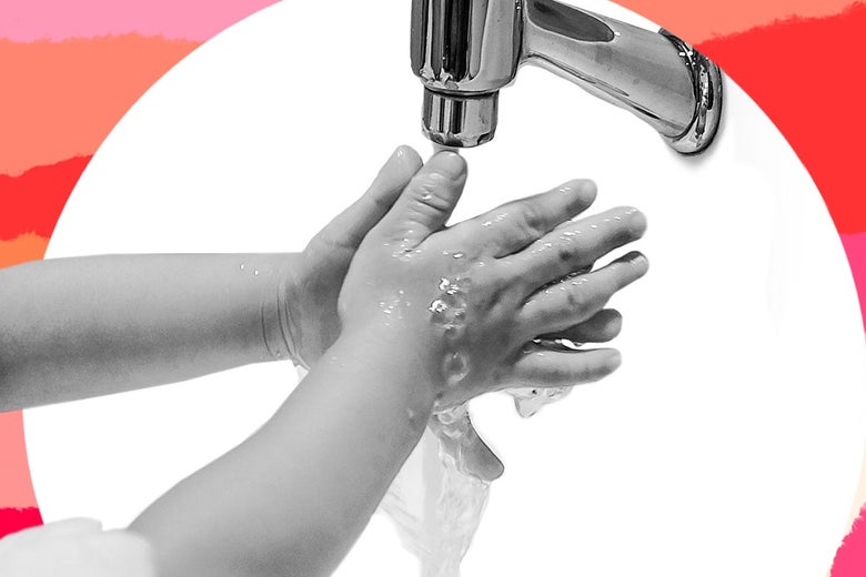 Baby handwashing anxiety: parenting advice from Care and Feeding.