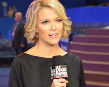 Megyn Kelly giving a standup news report from the floor of the Republican National Convention in 2012.