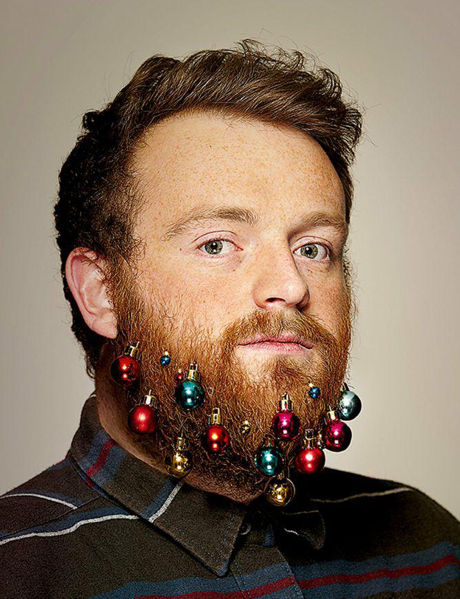 xmas beard decorations