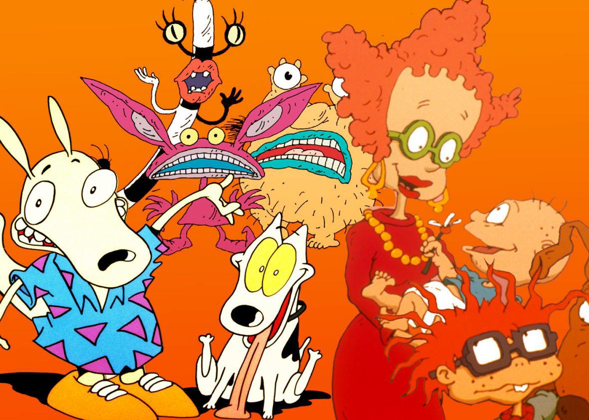 Nickelodeon Cartoon Characters 90s 