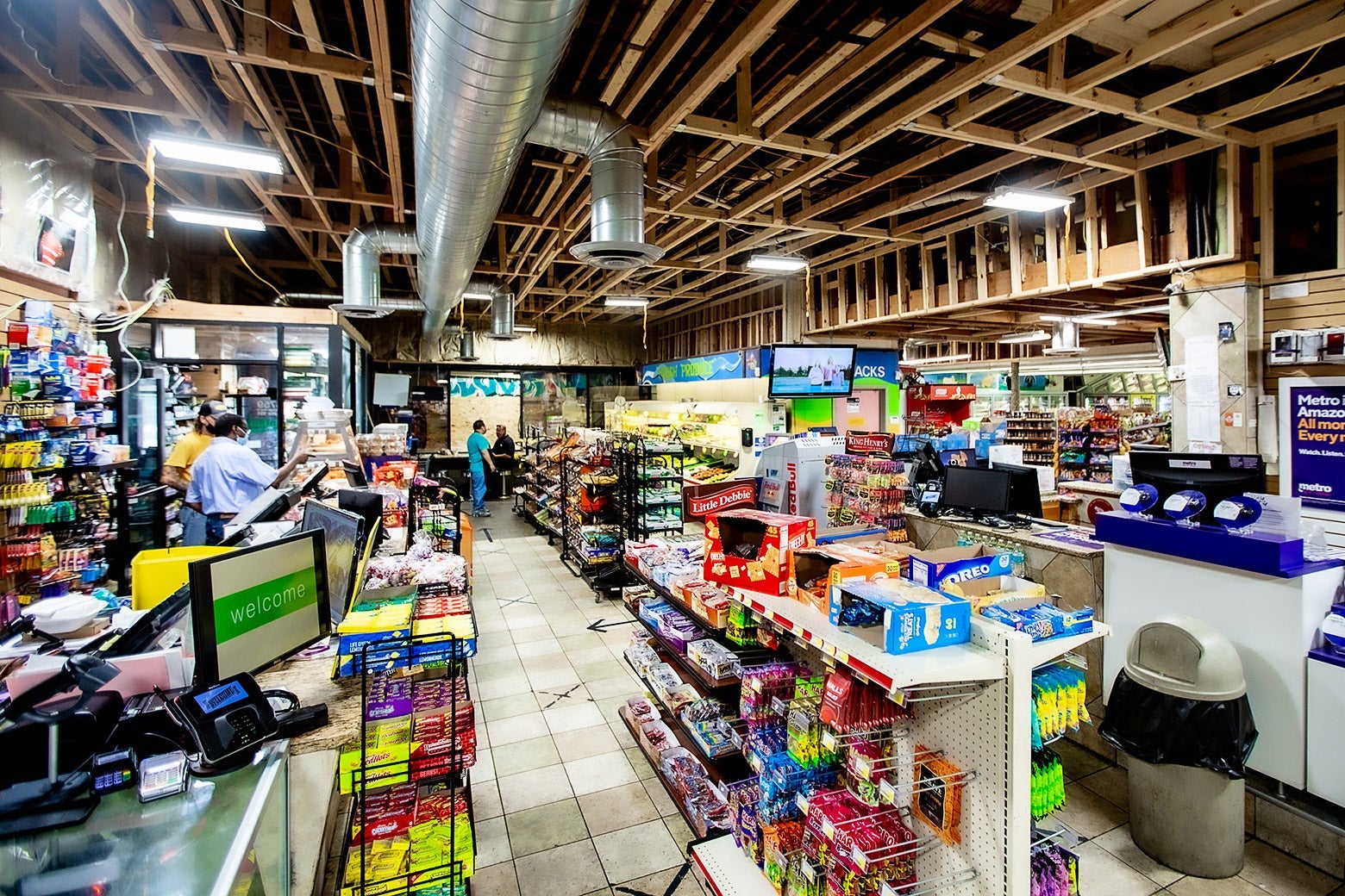 The interior of Cup Foods.