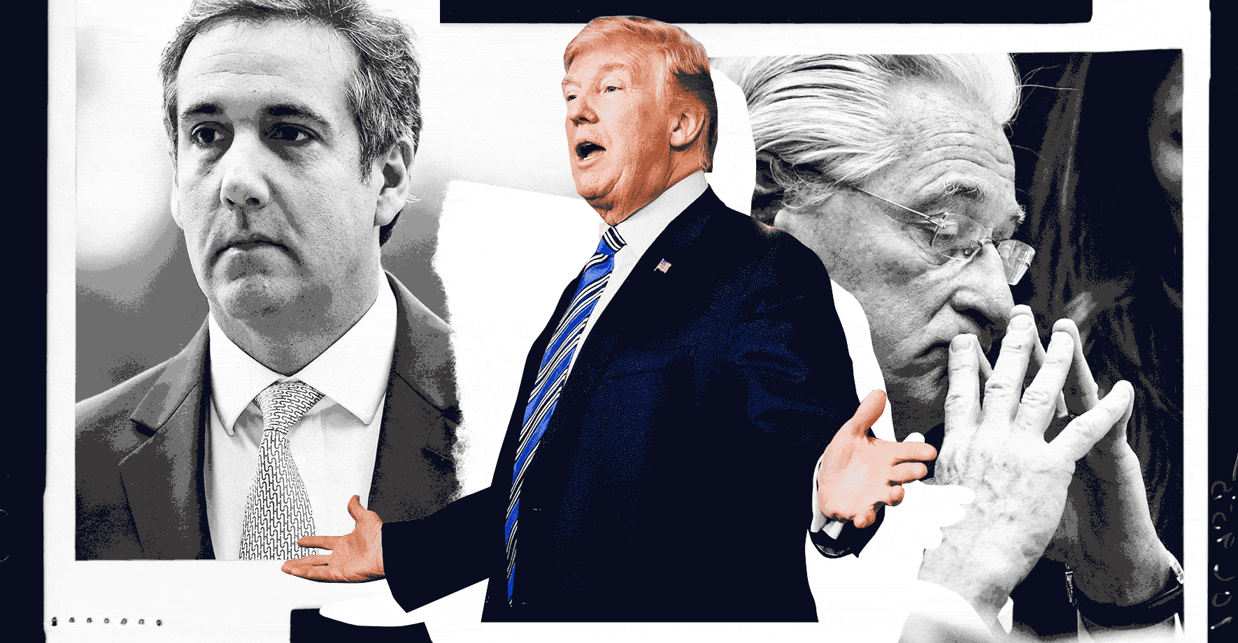 A GIF of Trump and his lawyers