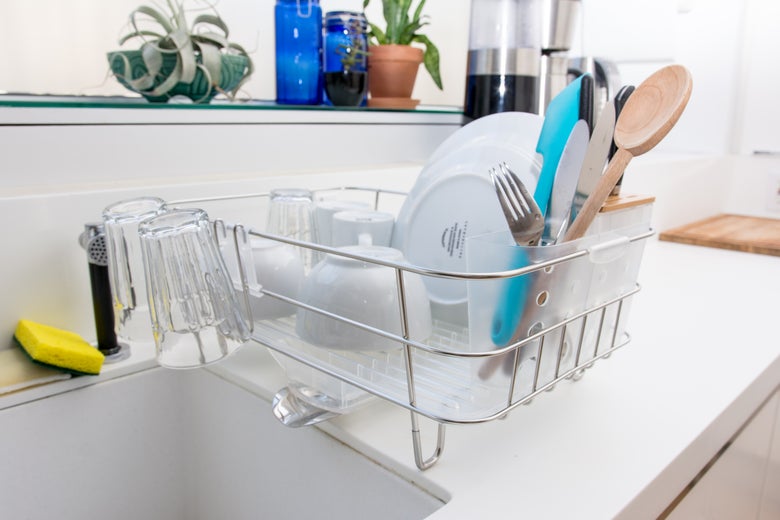 The Simplehuman Slim Wire Frame Dishrack
