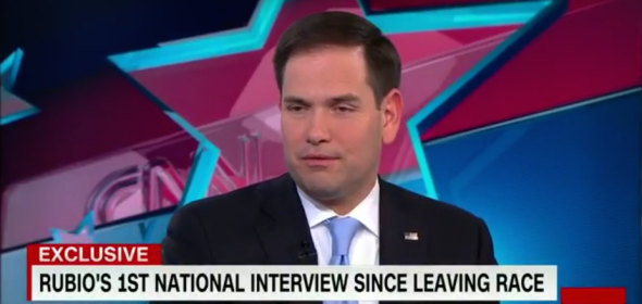 Marco Rubio Will Support Trump But Still Doesnt Think He Should Have