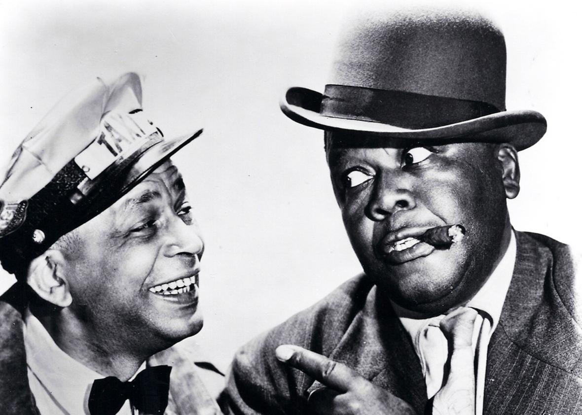Photo of Alvin Childress as Amos and Spencer Williams as Andy from the television program Amos 'n' Andy 1951.