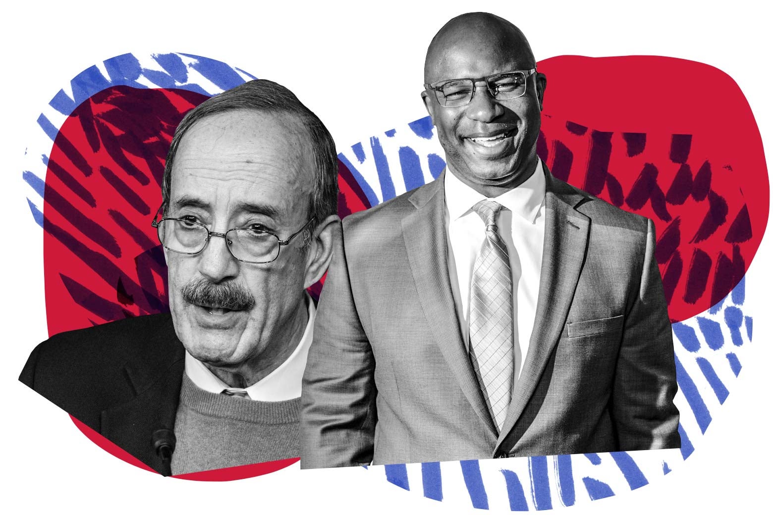 Eliot Engel and Jamaal Bowman.
