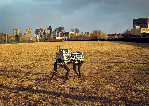 Boston Dynamics' BigDog robot.