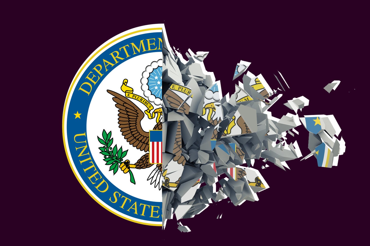 U.S. State Department being decimated.
