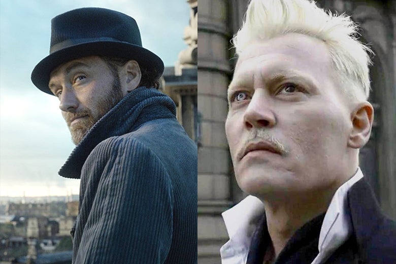 Dumbledore and Grindelwald in Fantastic Beasts: The Crimes of Grindelwald.