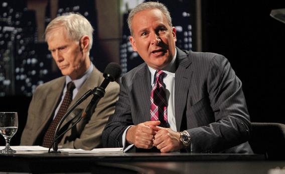 Orville Schell and Peter Schiff