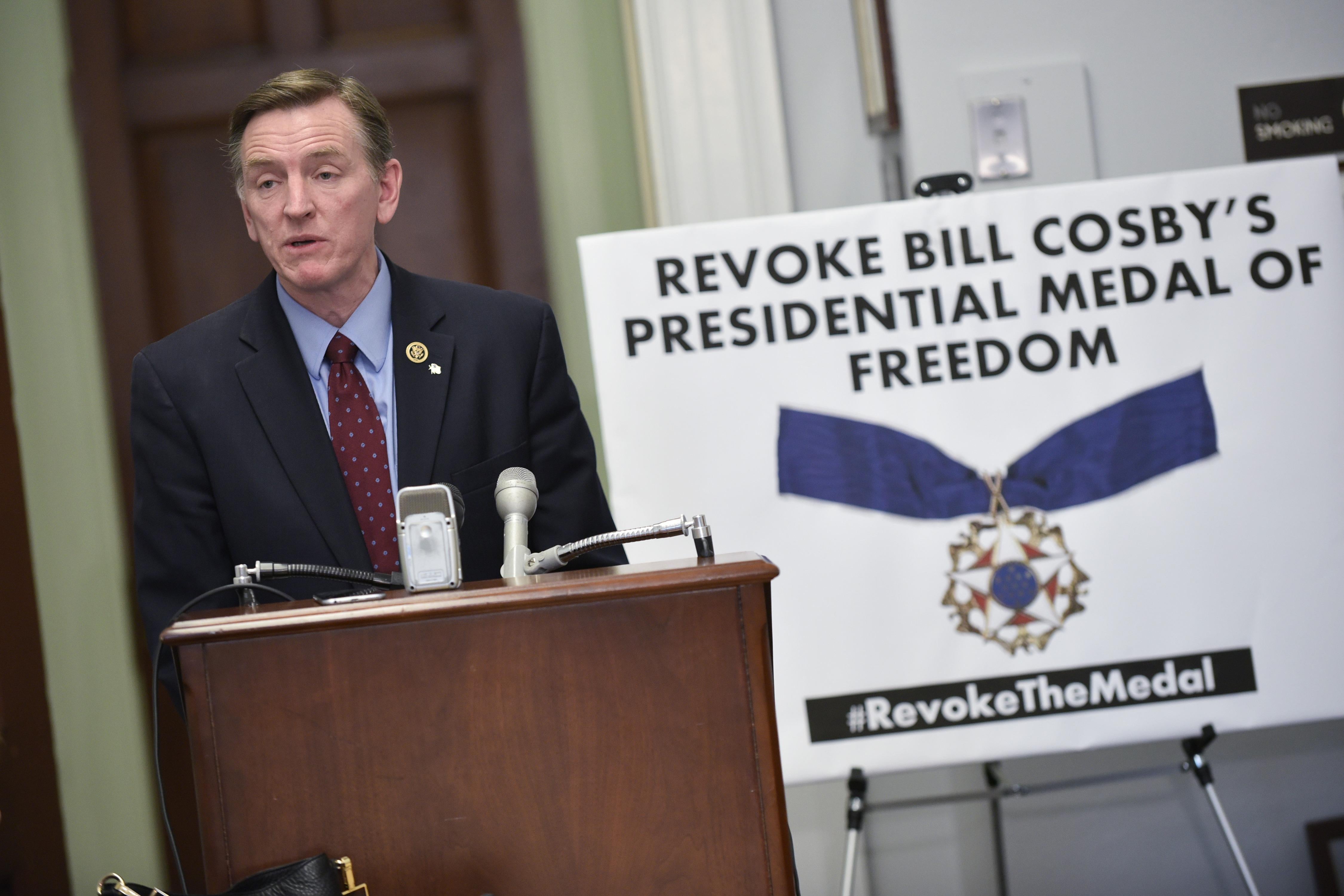 Rep. Paul Gosar, R-AZ, speaks during a press conference on January 7, 2016.