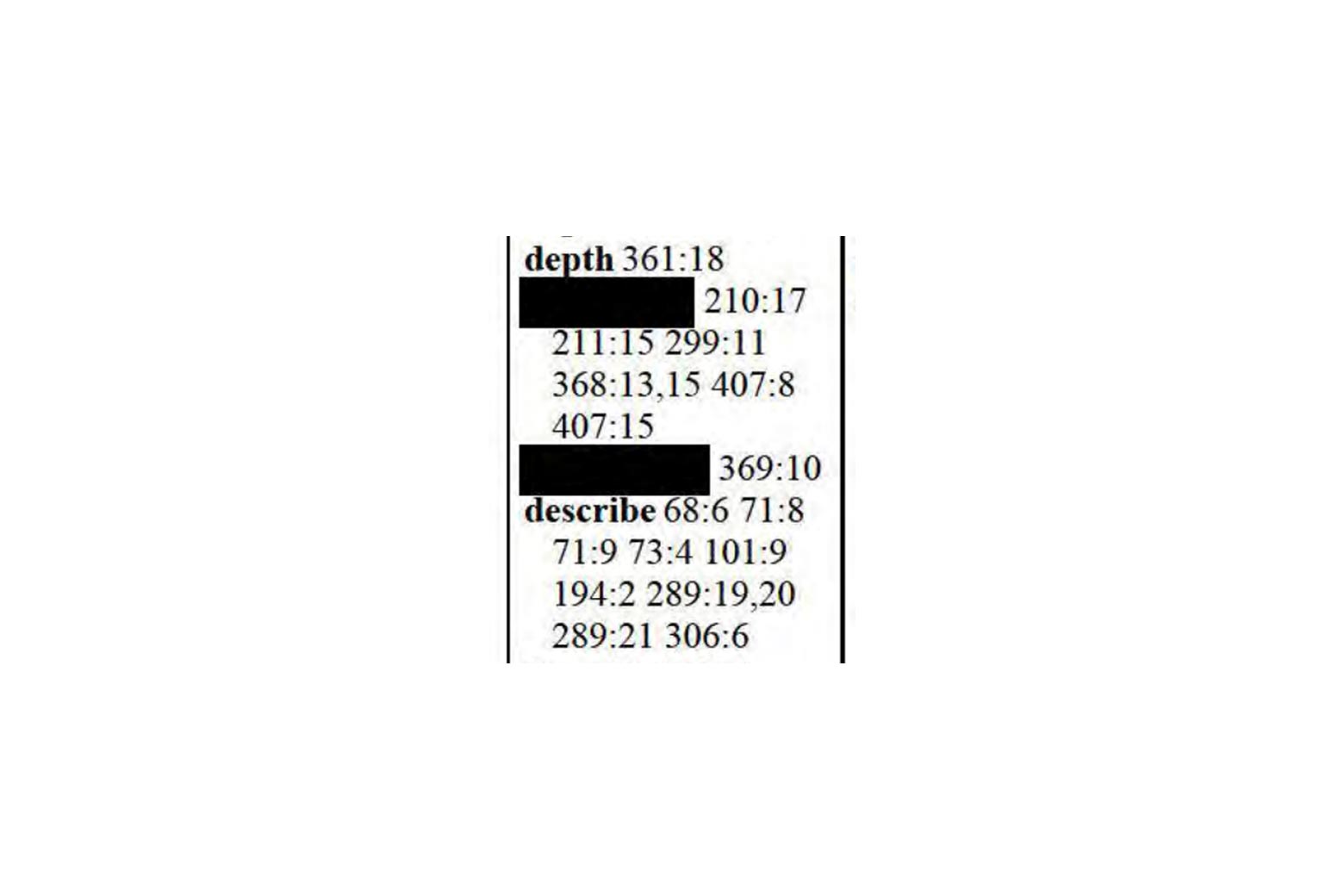 A screenshot of the deposition