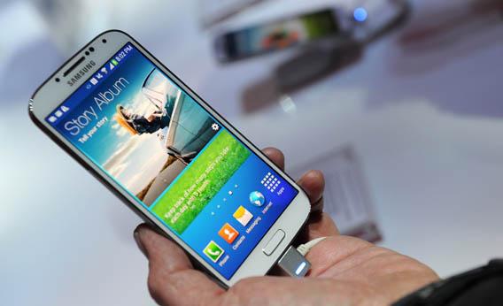 Samsung's new Galaxy S4 was unveiled on March 14, 2013.