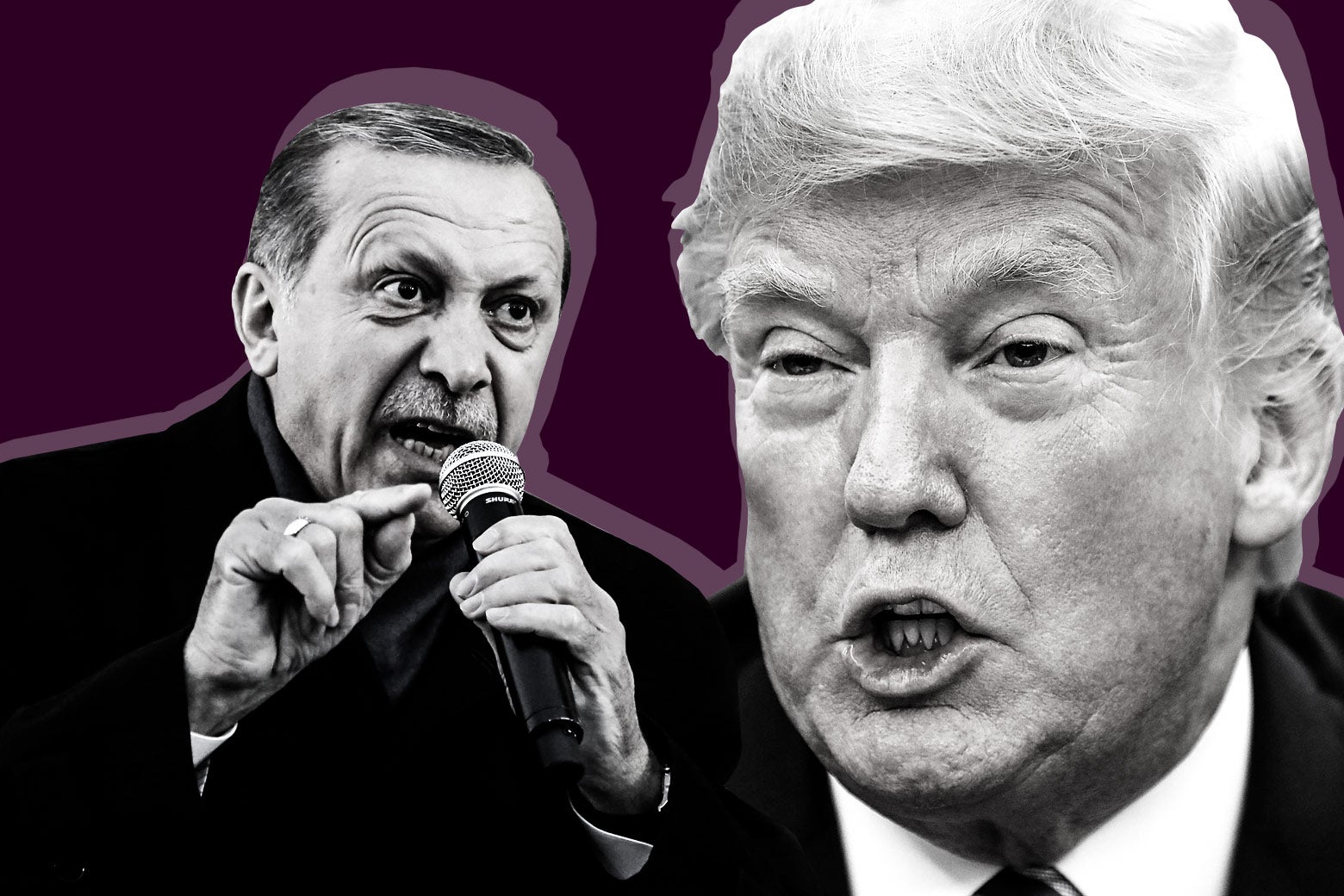 Turkish President Recep Tayyip Erdogan and U.S. President Donald Trump.