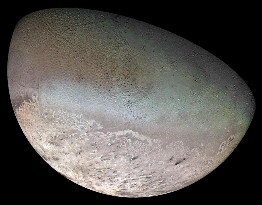 triton neptune moon nitrogen ice clouds photo.