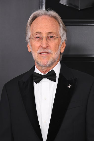 Neil Portnow arrives for the 61st Annual Grammy Awards on February 10, 2019, in Los Angeles.