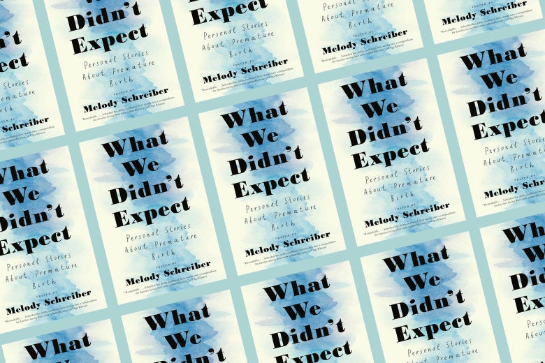 A cover of the book "What We Didn't Expect."