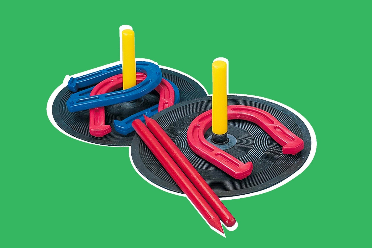 champion sports rubber horseshoe set