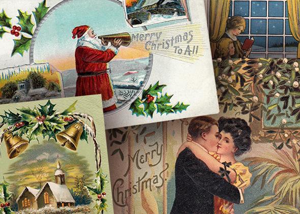 Holiday greeting cards: Before Hallmark, we had postcards.
