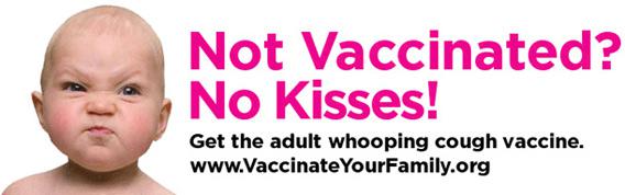 No vaccine, no kiss