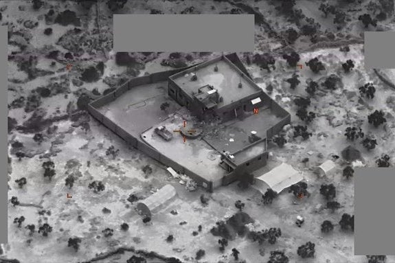 Pentagon footage provides new details of daring special forces raid of Baghdadi compound.
