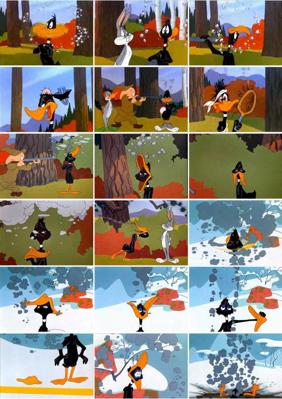 Daffy Duck in "The Hunting Trilogy"
