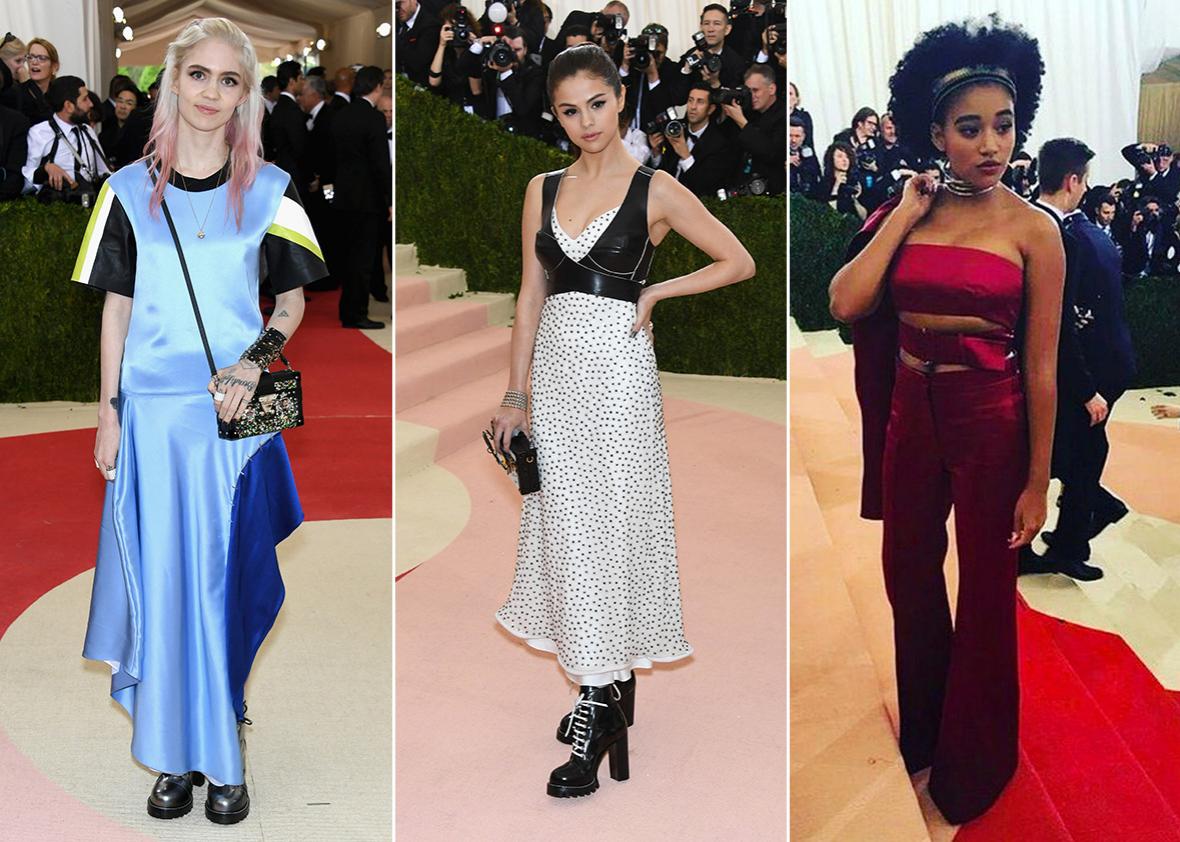 Met Gala 2016 fashion: silver, feathered, and a lot like the early 2000s