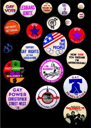 LGBT Political Buttons
