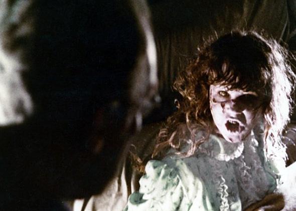 Linda Blair in The Exorcist.