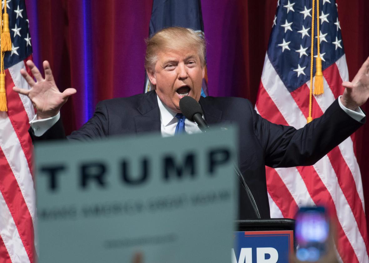 Trump defends his manhood after Rubio's 'small hands' comment