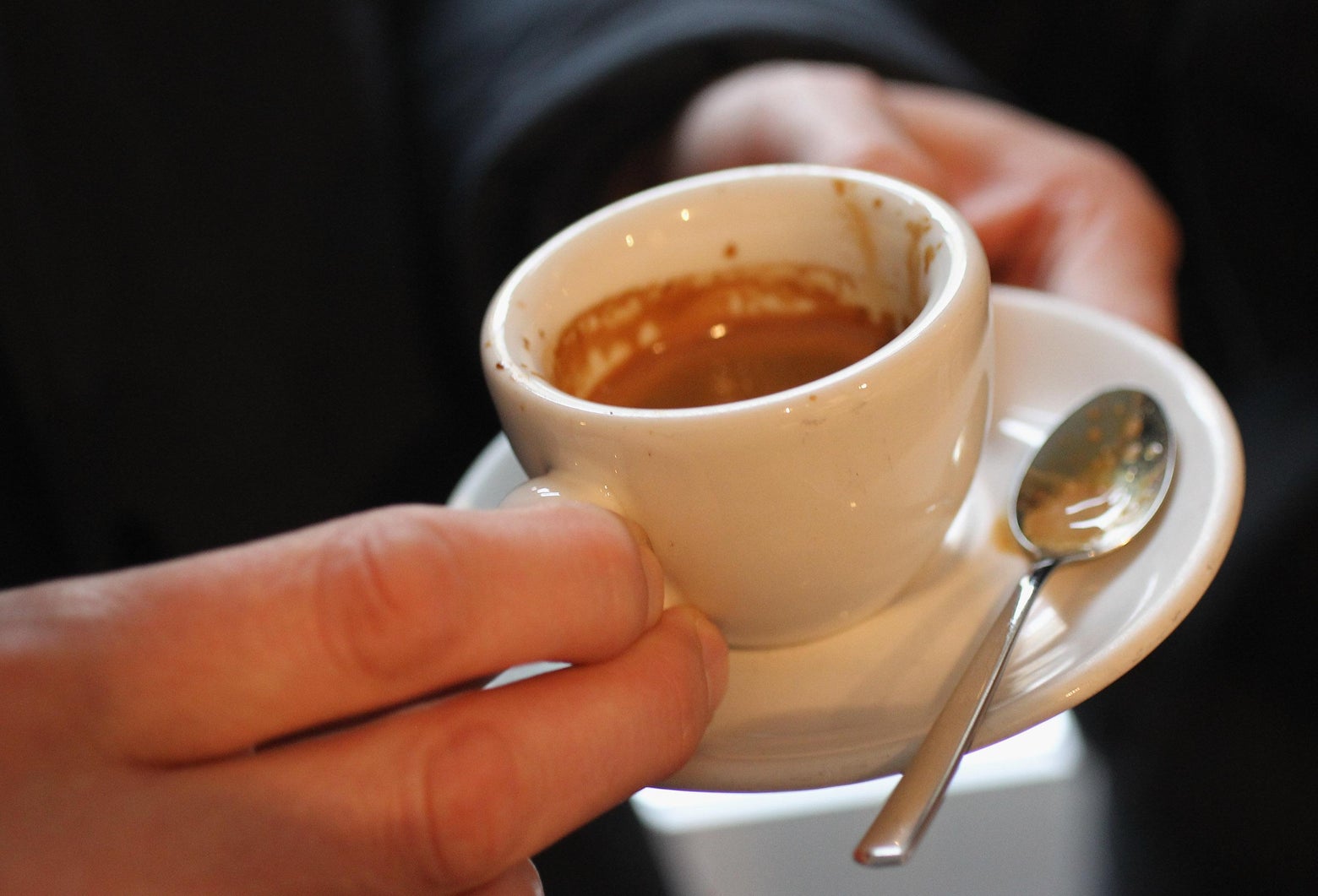 How many cups of coffee are equal to one shot of espresso? - Quora