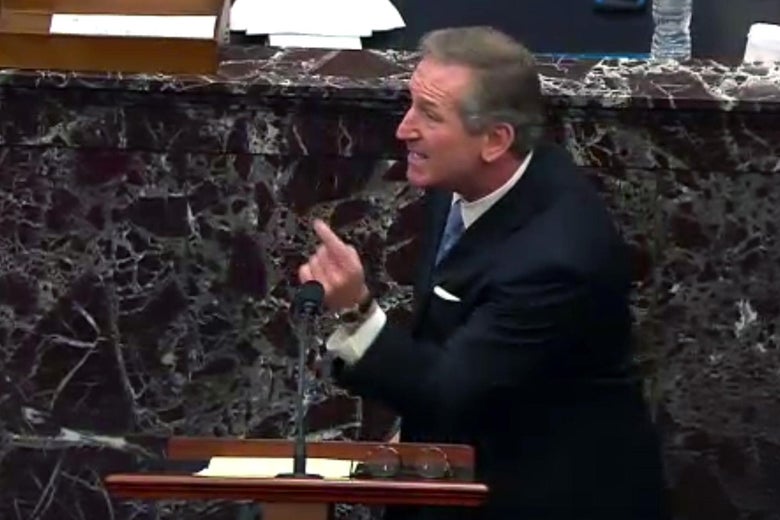 Watch Senators Laugh at Trump Lawyer During Impeachment Trial Watch Senators Laugh at Trump Lawyer During Impeachment Trial