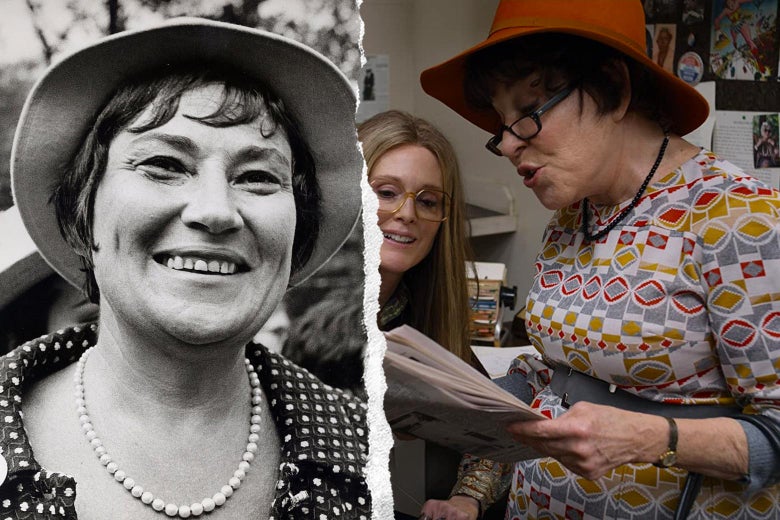 Bella Abzug, and Bette Midler as Bella Abzug in The Glorias.