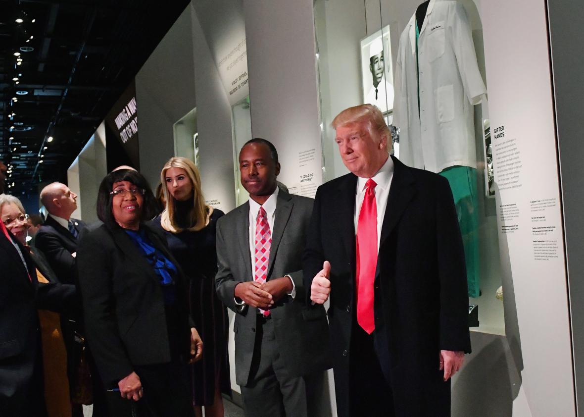 Trump visit to African American history museum: He didn't want to see  anything “difficult.”