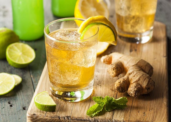 mocktail recipe with ginger ale