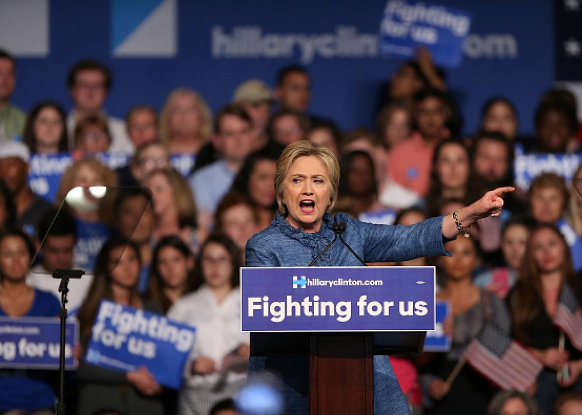 Hillary Clinton previews general election message against Donald Trump.
