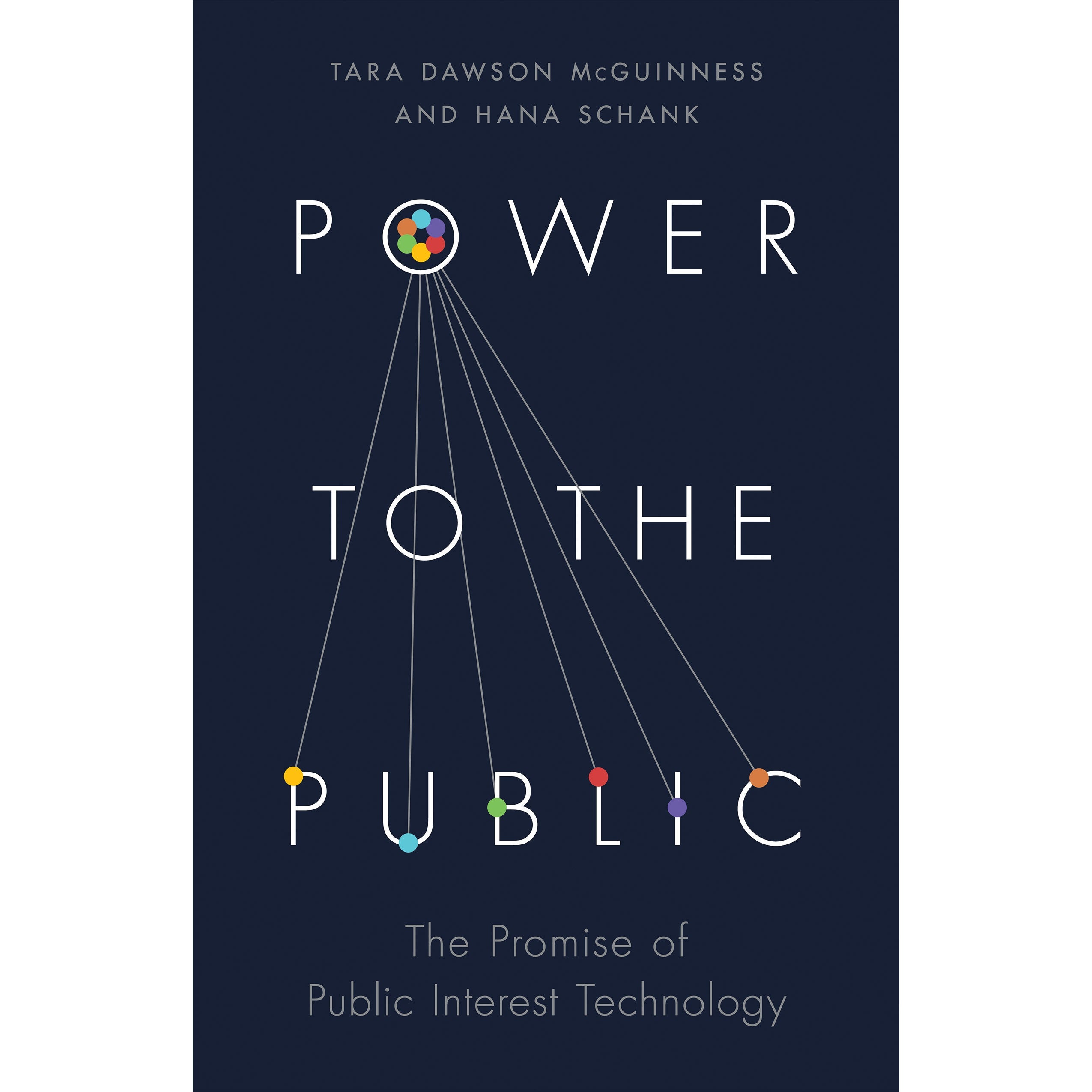 The navy blue cover of Power to the Public