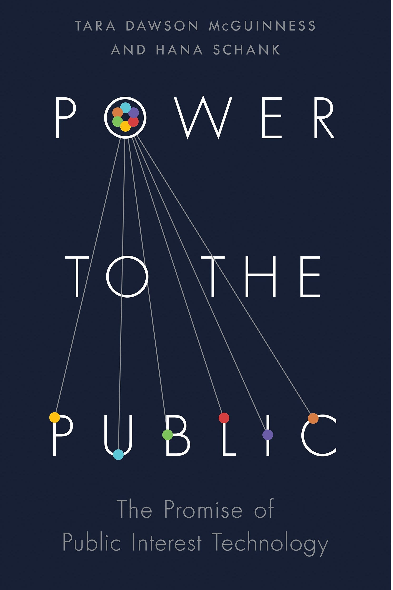 The navy blue cover of Power to the Public